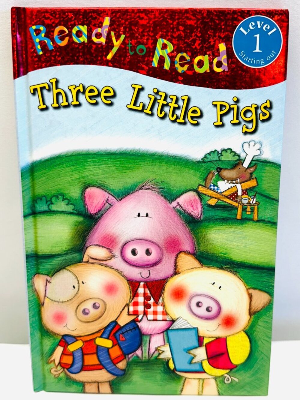 Ready to Read Level 1 THREE LITTLE PIGS Hardcover By Nick Page EXCELLENT